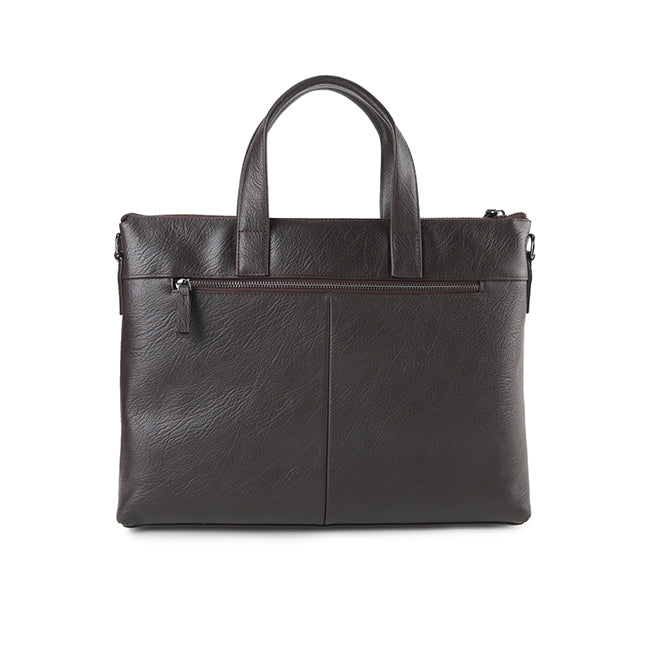 Hush Puppies Men Adam Document Bag In Dark Brown