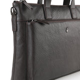 Hush Puppies Men Adam Document Bag In Dark Brown