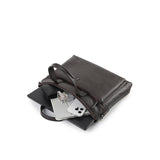 Hush Puppies Men Adam Document Bag In Dark Brown