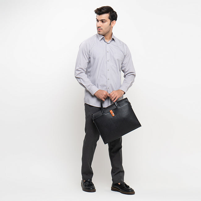 Hush Puppies Men Anthony Document Bag In Black