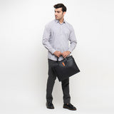 Hush Puppies Men Anthony Document Bag In Black