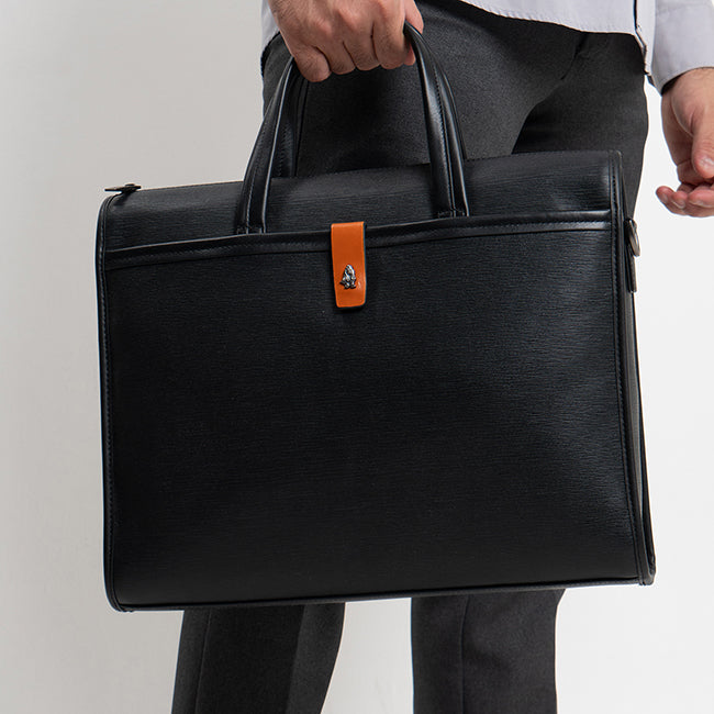 Hush Puppies Men Anthony Document Bag In Black