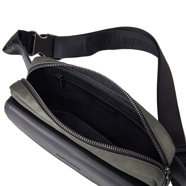 Hush Puppies Tas Waist Bag Pria Casey Waist Bag 2211 In Green