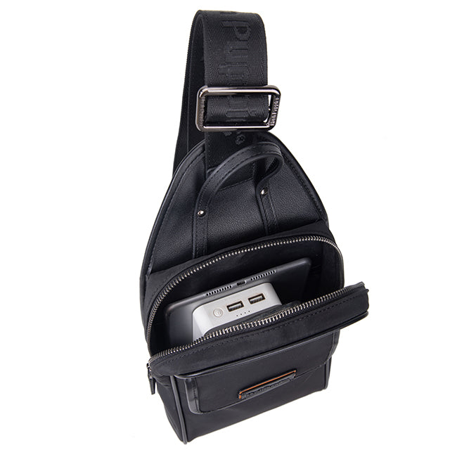 Hush Puppies Tas Chest Bag Pria Carlos Chest Bag 2211 In Black