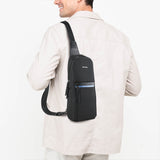 Hush Puppies Tas Pria Cartier Chest Bag 233 In Black