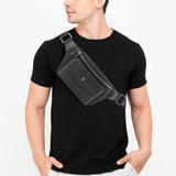 Hush Puppies Tas Pria Kobe Waist Bag In Black