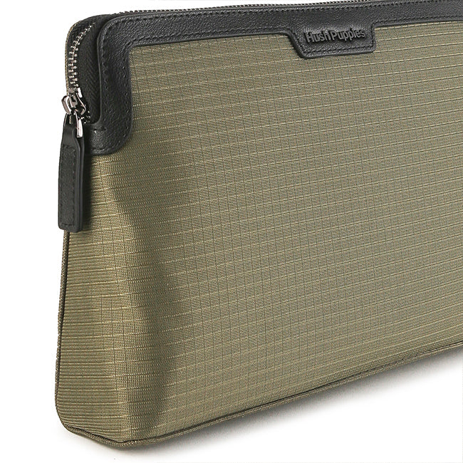 Hush Puppies Tas Pria Kody Clutch In Khaki