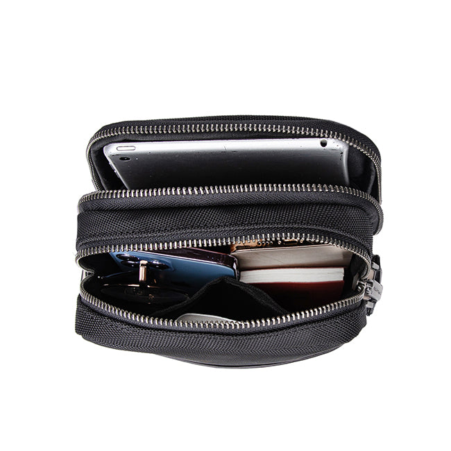Hush Puppies Tas Pria Kenny Sling Bag In Black