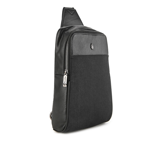 Hush Puppies Tas Pria Kristo Chest Bag In Black