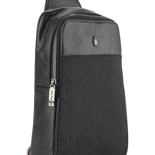 Hush Puppies Tas Pria Kristo Chest Bag In Black