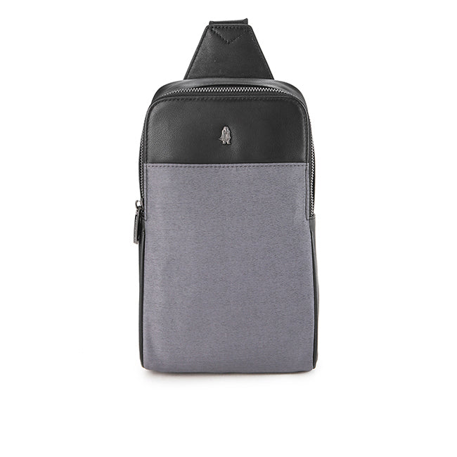 Hush Puppies Tas Pria Kristo Chest Bag In Grey