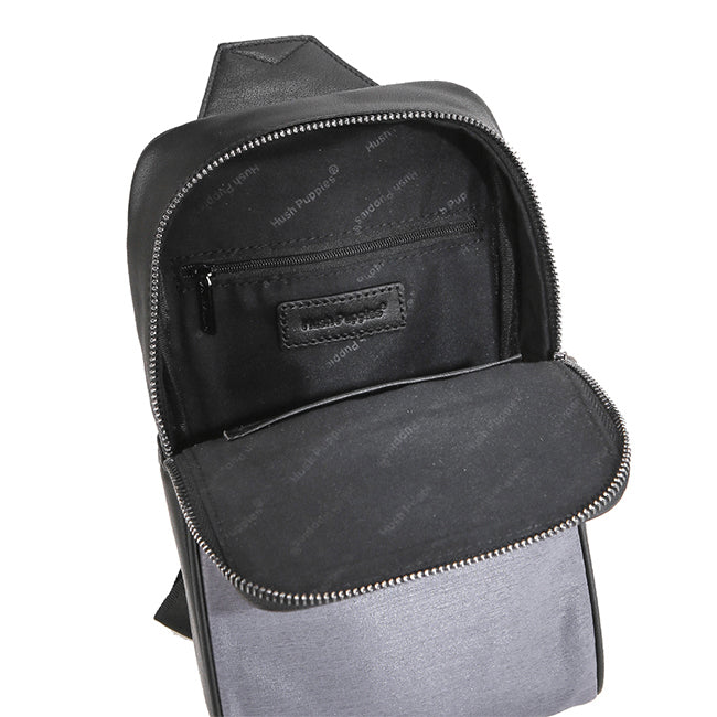 Hush Puppies Tas Pria Kristo Chest Bag In Grey