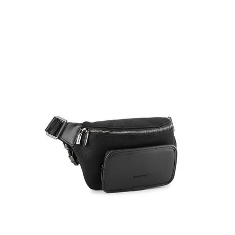 Hush Puppies Men Leslie Waist Bag In Black
