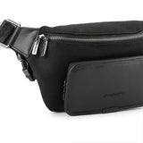 Hush Puppies Men Leslie Waist Bag In Black