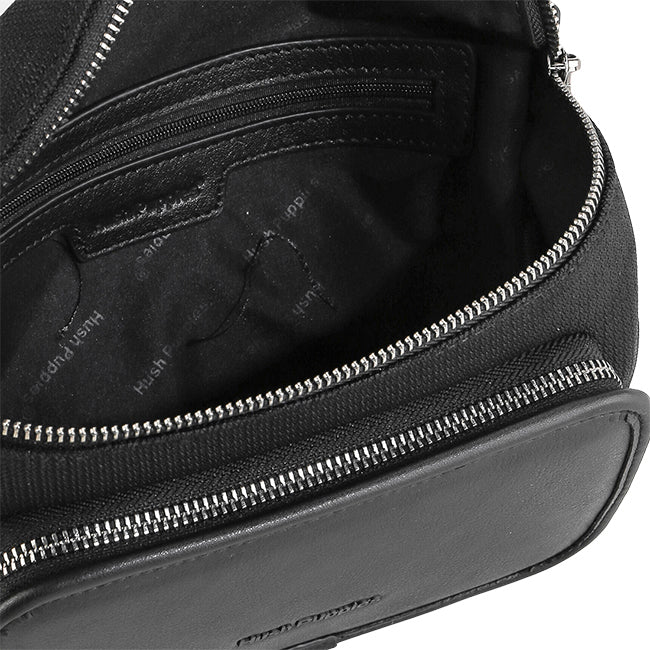 Hush Puppies Men Leslie Waist Bag In Black
