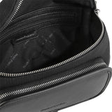 Hush Puppies Men Leslie Waist Bag In Black