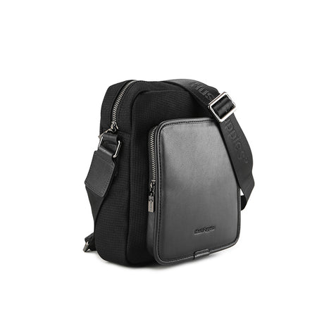 Hush Puppies Men Leslie Sling Bag In Black
