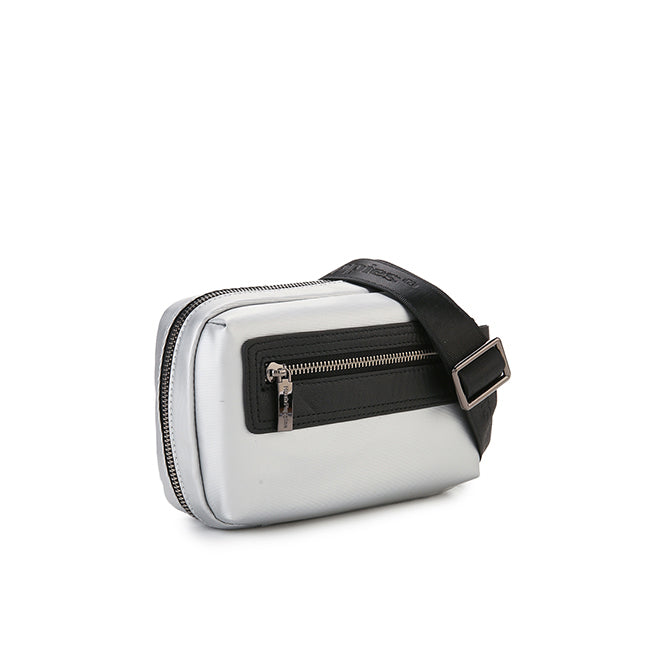 Hush Puppies Tas Pria Cross Body Malone Crossbody Bag In Silver