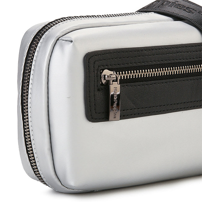 Hush Puppies Tas Pria Cross Body Malone Crossbody Bag In Silver