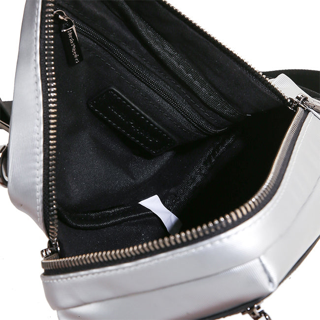 Hush Puppies Tas Pria Cross Body Malone Crossbody Bag In Silver