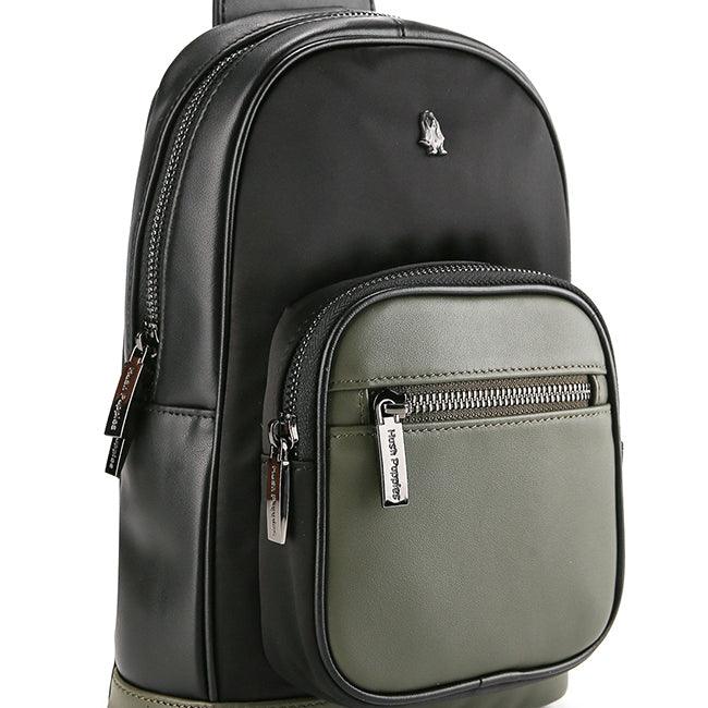 Hush Puppies Tas Pria Waist Bag Matt Chest Bag In Khaki