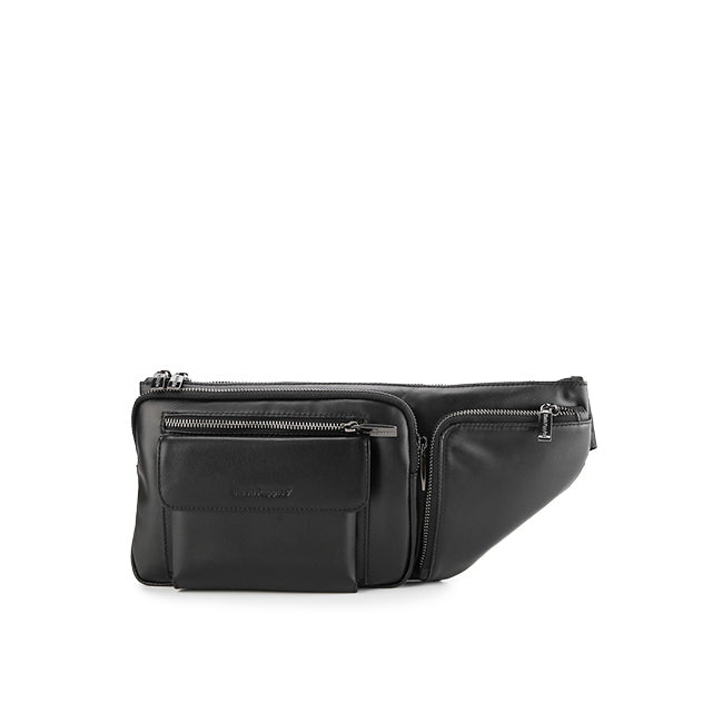 Hush Puppies Tas Pria Tote bag Maxim Waist Bag In Black