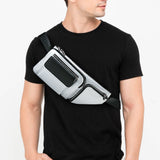 Hush Puppies Tas Pria Tote bag Maxim Waist Bag In Silver