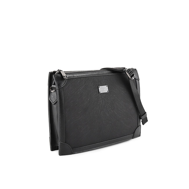 Hush Puppies Tas Pria Manrico Clutch/Messenger Bag In Black