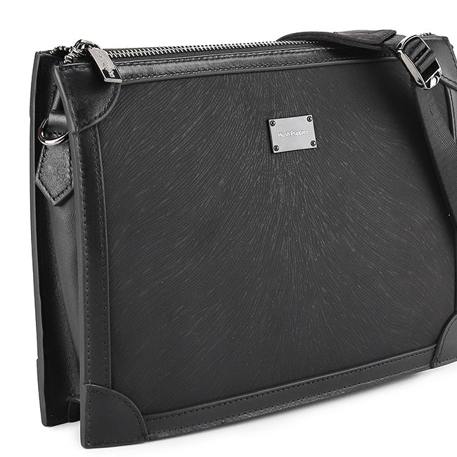 Hush Puppies Tas Pria Manrico Clutch/Messenger Bag In Black