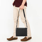 Hush Puppies Tas Pria Manrico Clutch/Messenger Bag In Black