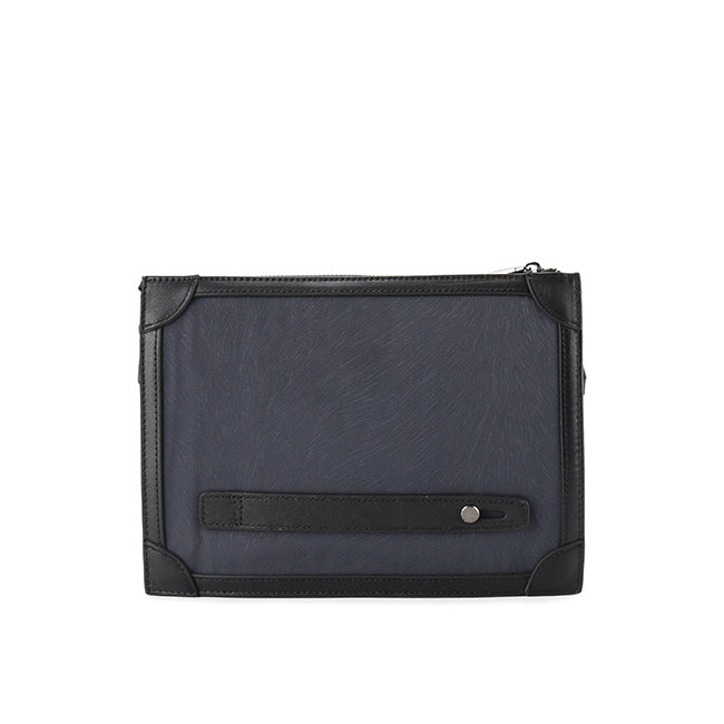 Manrico Clutch/Messenger Bag In Navy