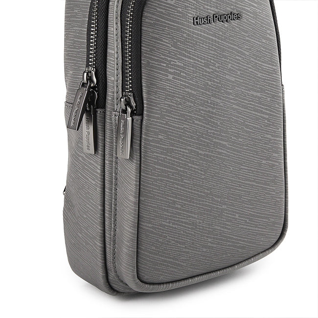 Hush Puppies Tas Pria Merric Chest Bag In Grey