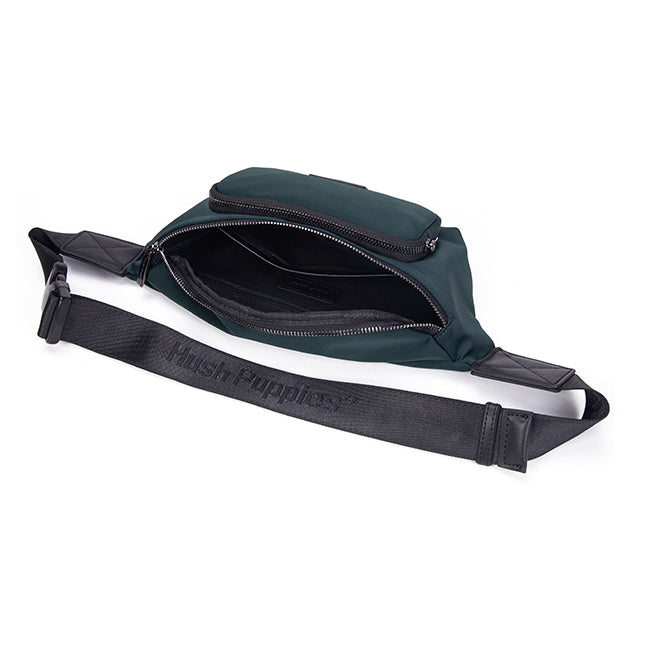 Hush Puppies Pria Morris Waist Bag In Dark Green