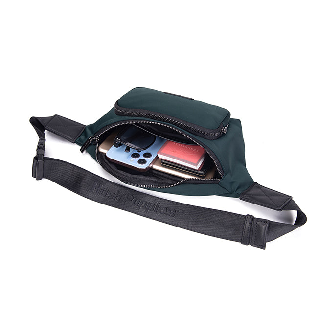 Hush Puppies Pria Morris Waist Bag In Dark Green