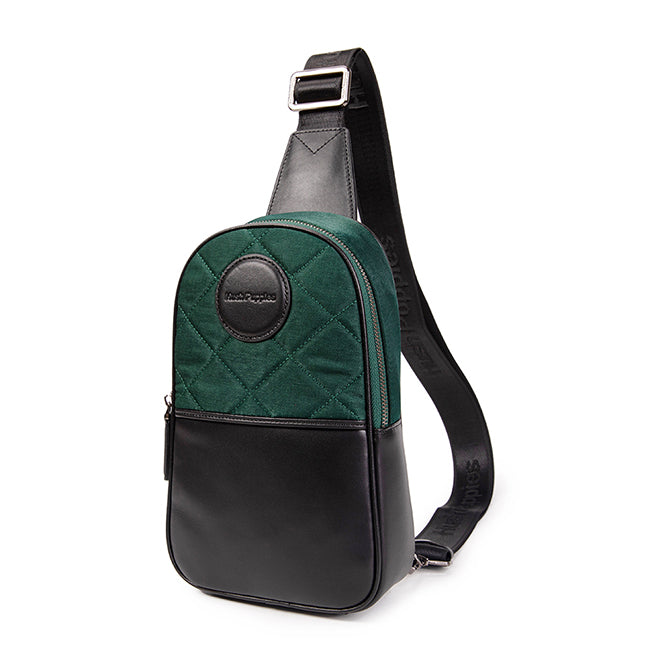 Hush Puppies Tas Pria Parker Chest Bag In Green