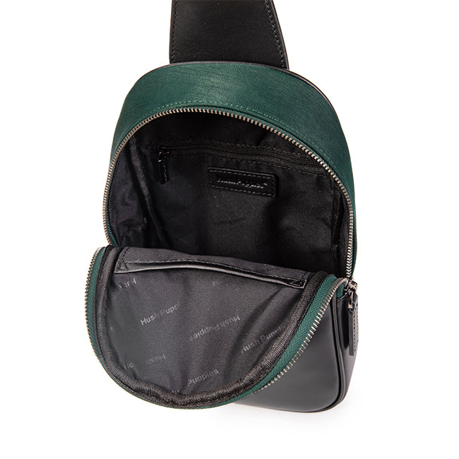 Hush Puppies Tas Pria Parker Chest Bag In Green