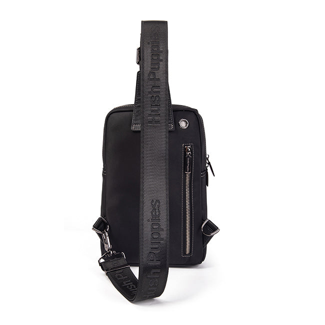 Hush Puppies Tas Pria Pino Chest Bag In Black
