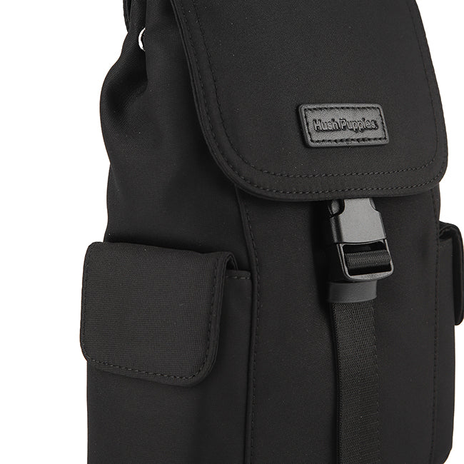 Hush Puppies Tas Pria Owen Chest Bag In Black