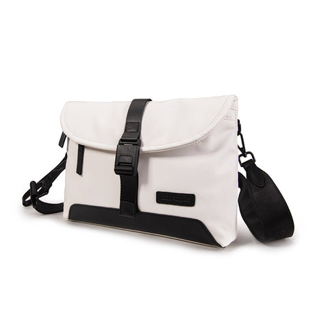 Hush Puppies Tas Pria Qiunton Clutch / Messenger Bag In White