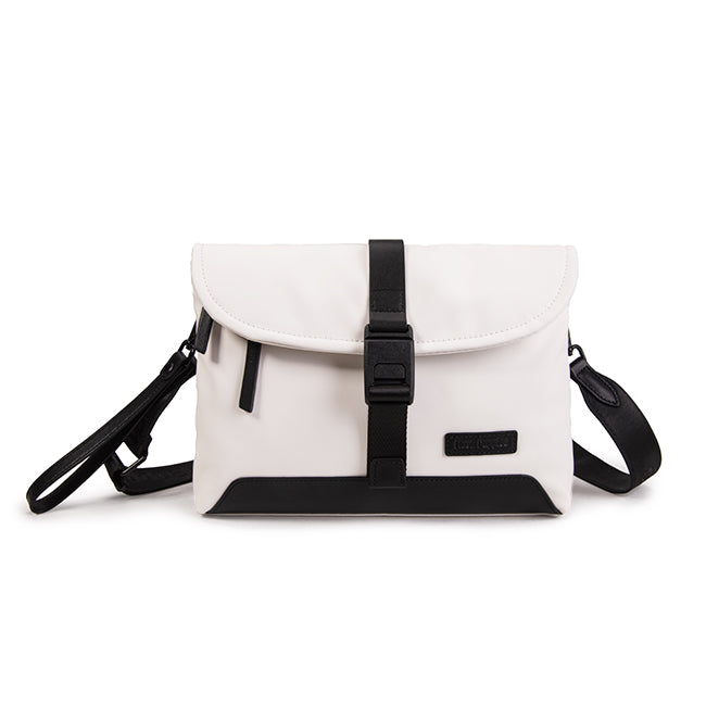 Hush Puppies Tas Pria Qiunton Clutch / Messenger Bag In White