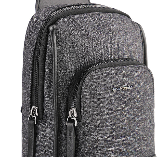 Hush Puppies Tas Pria Orlando Chest Bag In Grey