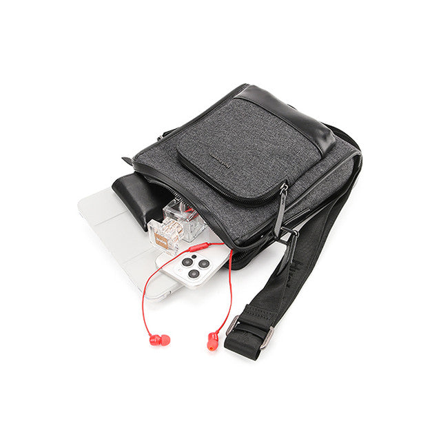 Hush Puppies Tas Pria Orlando Sling Bag In Grey