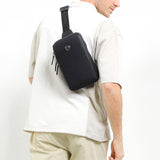 Hush Puppies Men Telford Chest Bag In Black