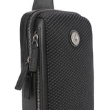 Hush Puppies Men Telford Chest Bag In Black