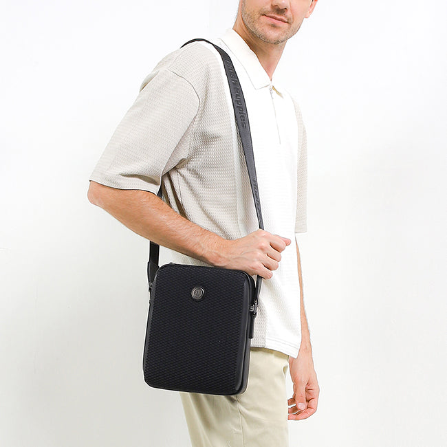 Hush Puppies Men Bags Telford Sling Bag In Black