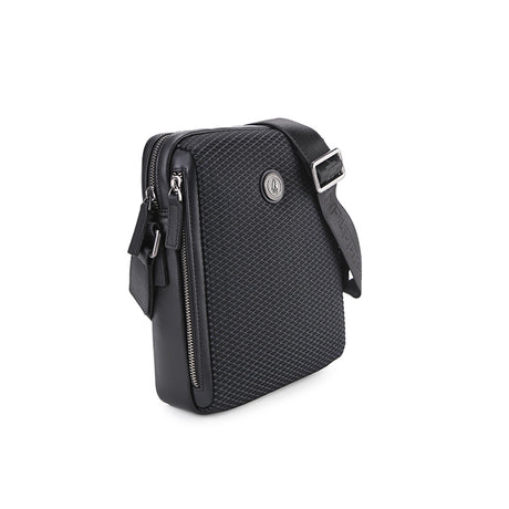 Hush Puppies Men Bags Telford Sling Bag In Black