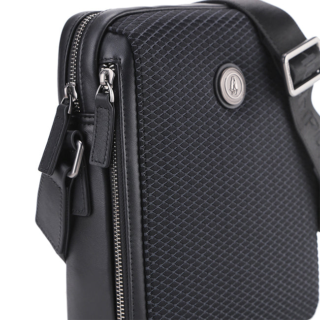 Hush Puppies Men Bags Telford Sling Bag In Black