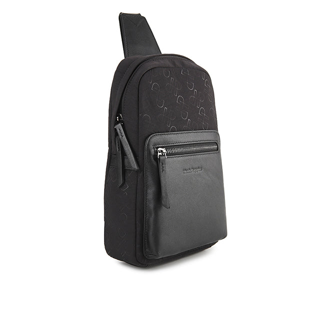 Hush Puppies Men Tiamo Chest Bag In Black