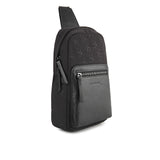 Hush Puppies Men Tiamo Chest Bag In Black