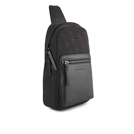 Hush Puppies Men Tiamo Chest Bag In Black